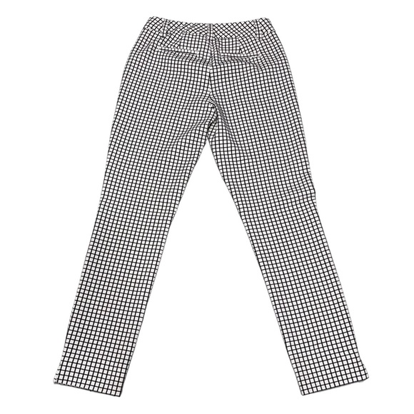 CAbi Black & White Windowpane Trouser Dress Pants - Picture 6 of 12